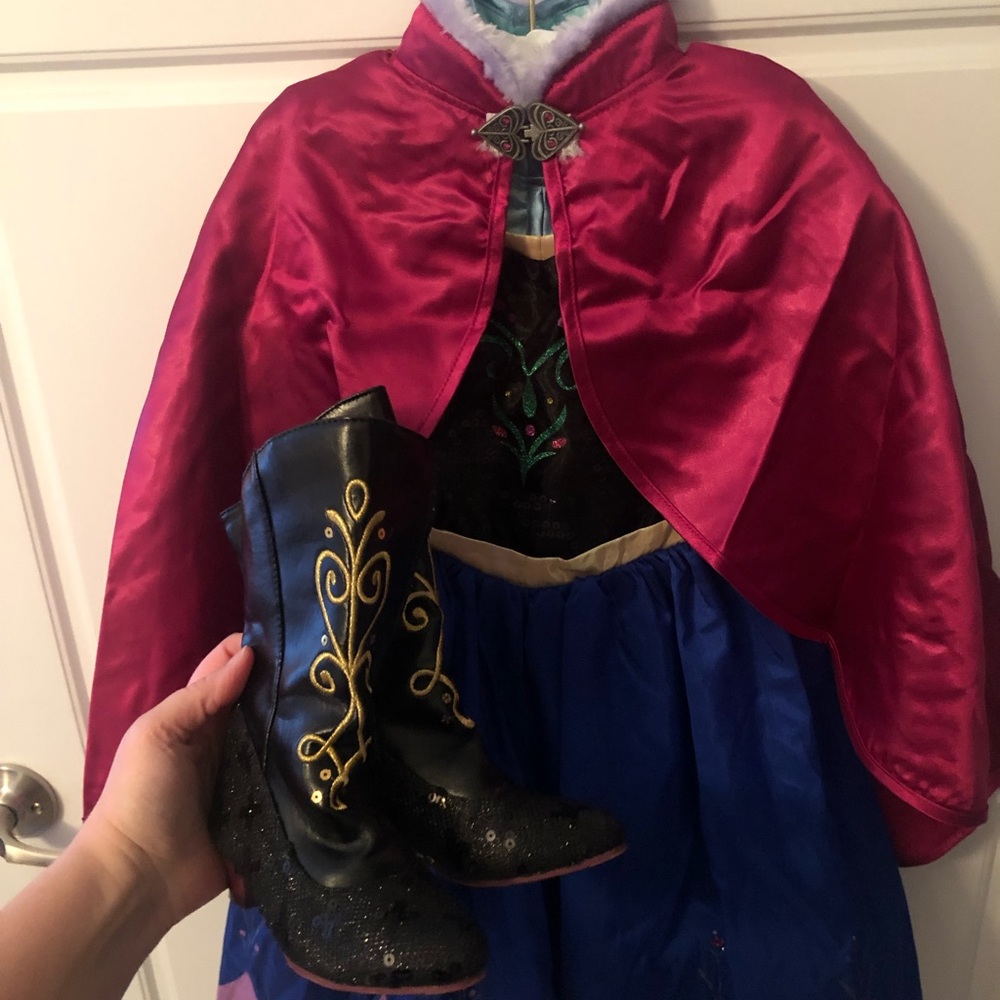 Anna Frozen Costume with Boots